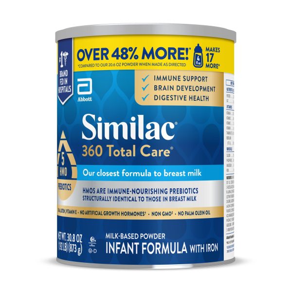 Similac 360 Total Care Powder, 30.8 oz. Supply