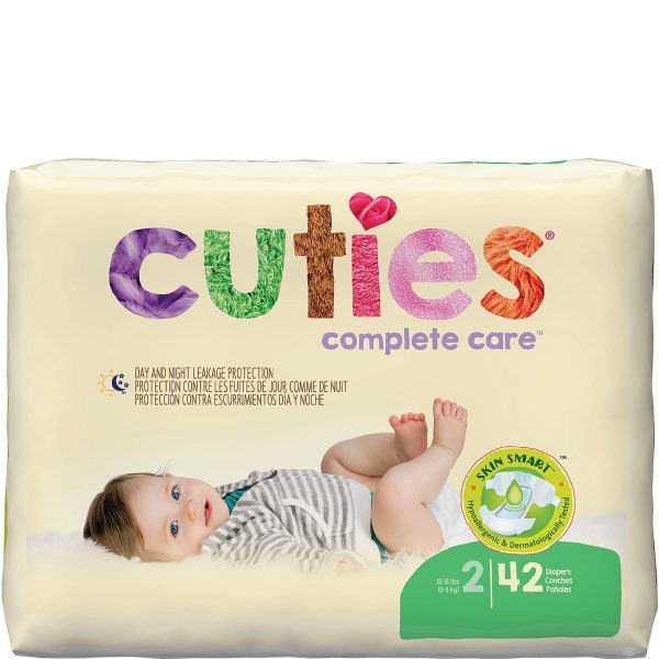 Cuties® Baby Diaper Size 2, 12 to 18 lb For Discount