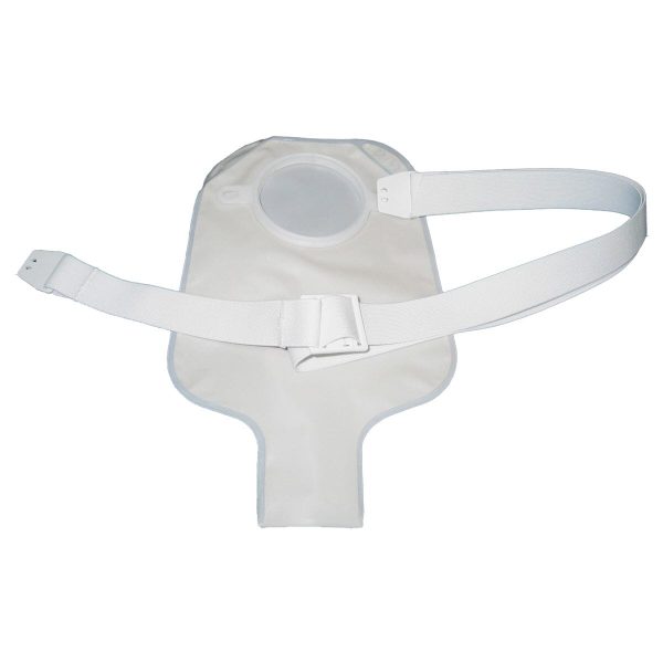 Nu-Hope Colostomy Pouch, 1-1 4  Stoma, O-Ring, Small Flange, Belt, Non-Adhesive, Closed End, Xsmall Online now