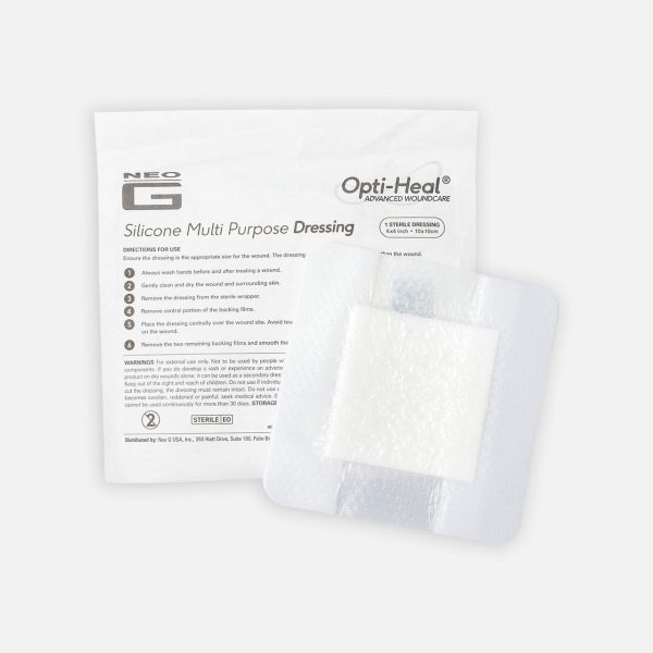 Neo G Silicone Multi Purpose Dressing, 4  x 4  Supply